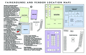 2023 Mountain and Valley Wool Festival Map